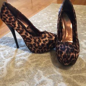 Cheetah print heels